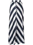 Lee Mathews Ingrid Silk Skirt - White