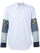 Junya Watanabe Comme Des Garçons Multi Printed Shirt, Men's, Size: Medium, Blue, Cotton