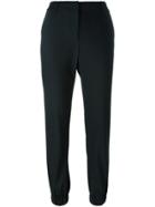 Michael Michael Kors Gathered Ankle Trousers - Black