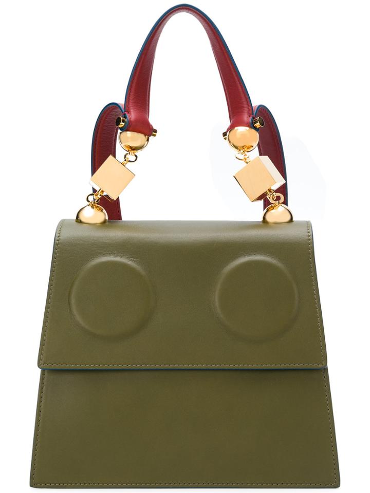 Marni Trunk Cross Body Bag - Green