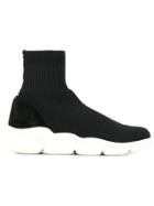Msgm Ankle Sock Sneakers - Black