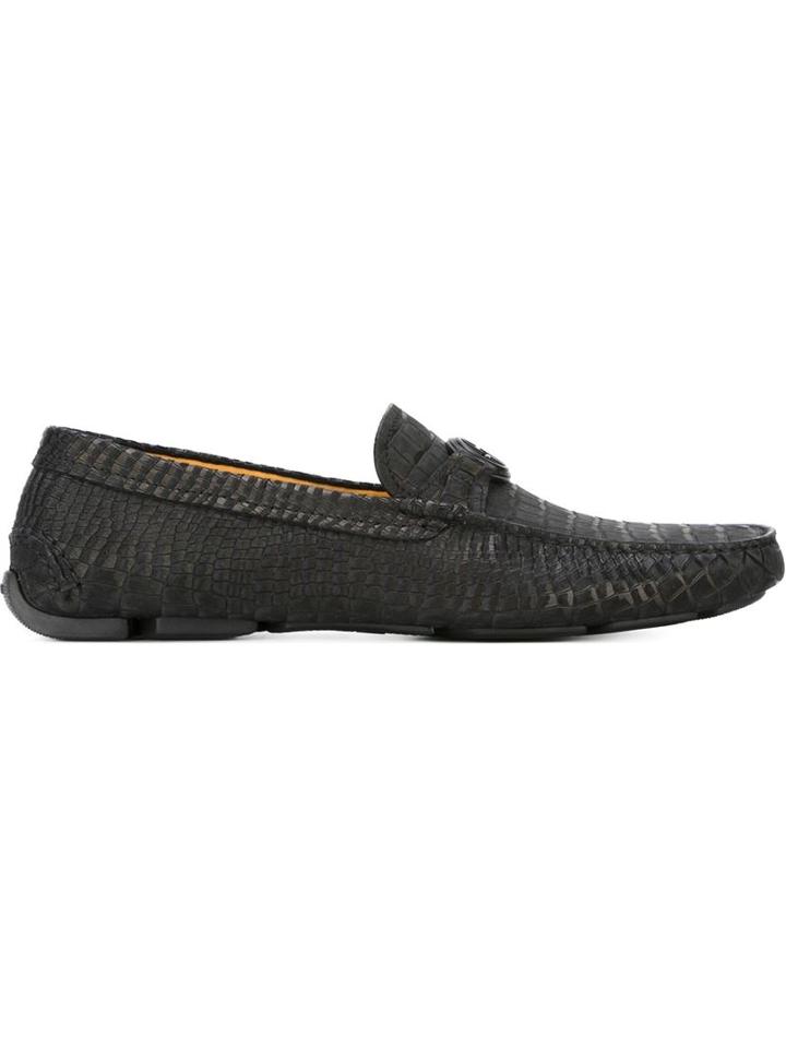 Giorgio Armani Embossed Loafers