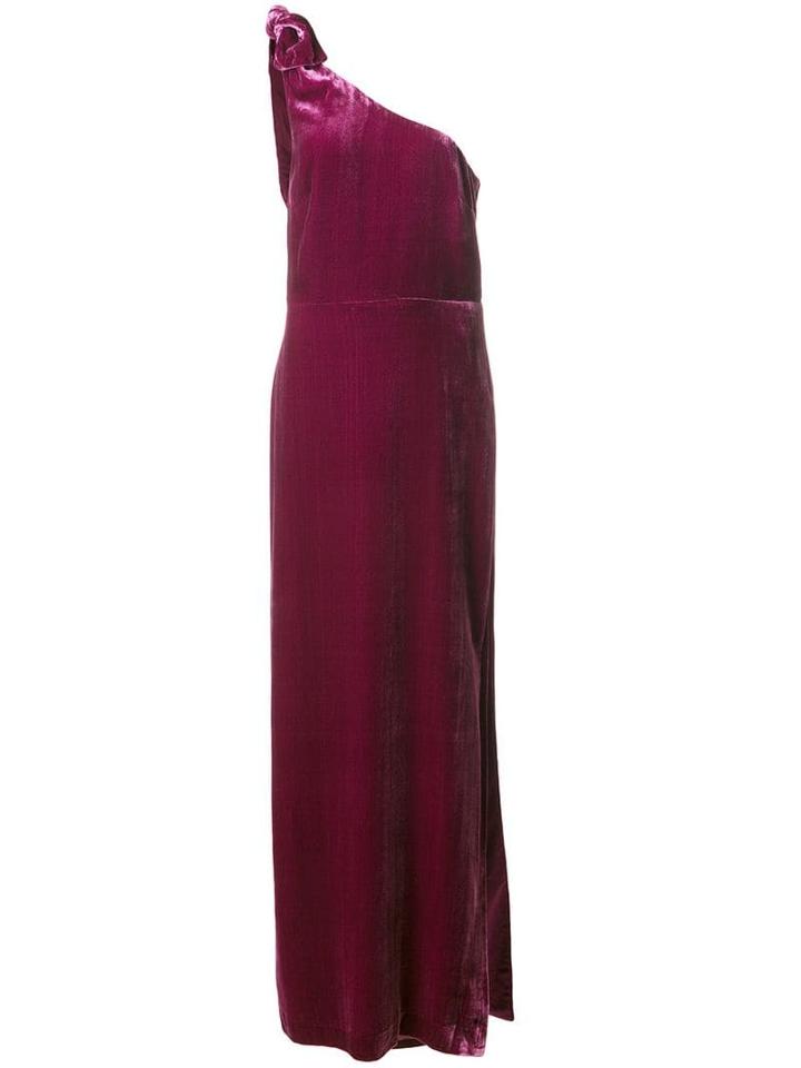 Nicole Miller Textured Asymmetric Dress - Pink