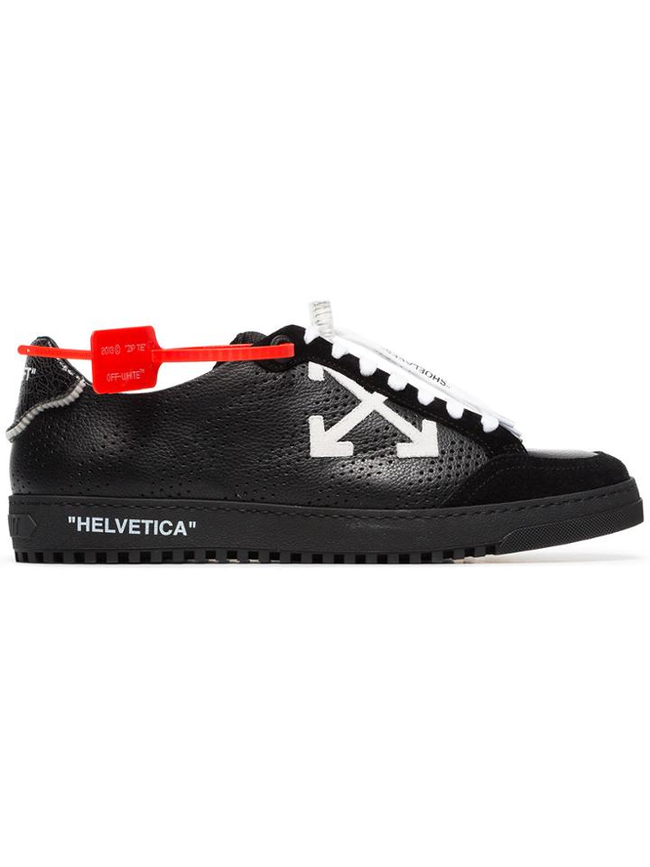 Off-white Black Low 2.0 Leather Sneakers