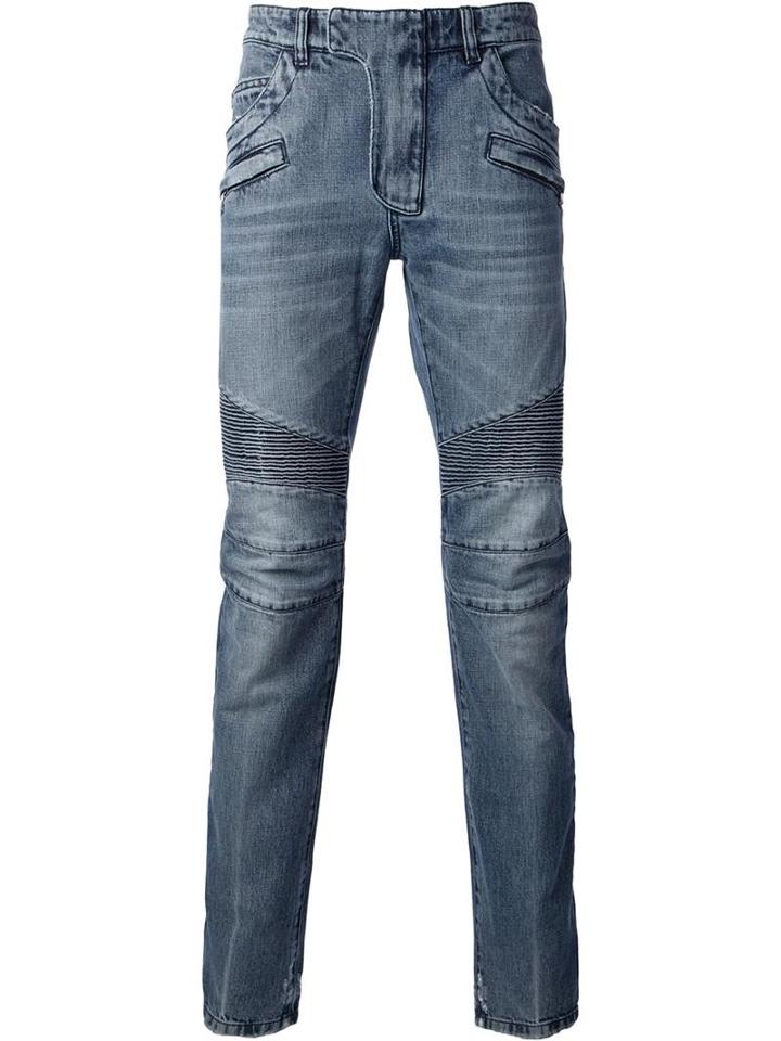 Balmain Skinny Moto Jean