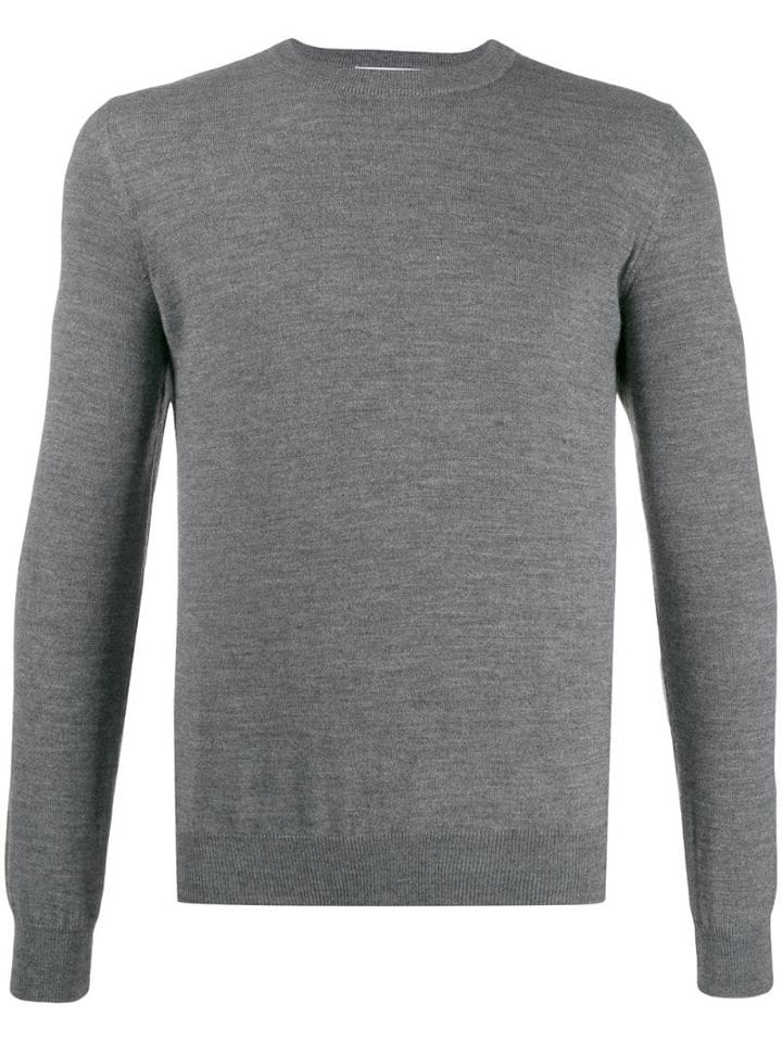 Bikkembergs Logo Embroidered Sweater - Grey