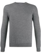 Bikkembergs Logo Embroidered Sweater - Grey