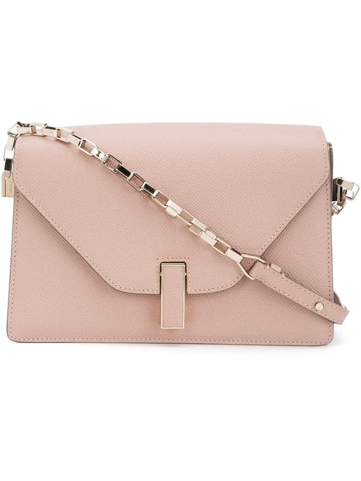 Valextra Chain Strap Shoulder Bag, Women's, Pink/purple