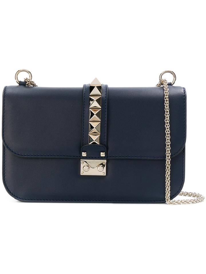 Valentino Chain Detail Shoulder Bag - Blue
