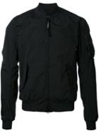 Cp Company Arm Pocket Bomber Jacket, Men's, Size: 46, Black, Nylon