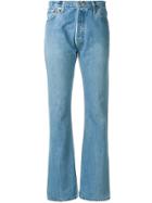 Re/done High Rise Flared Jeans - Blue