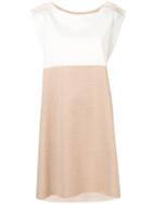 Issey Miyake Shift Dress - Neutrals