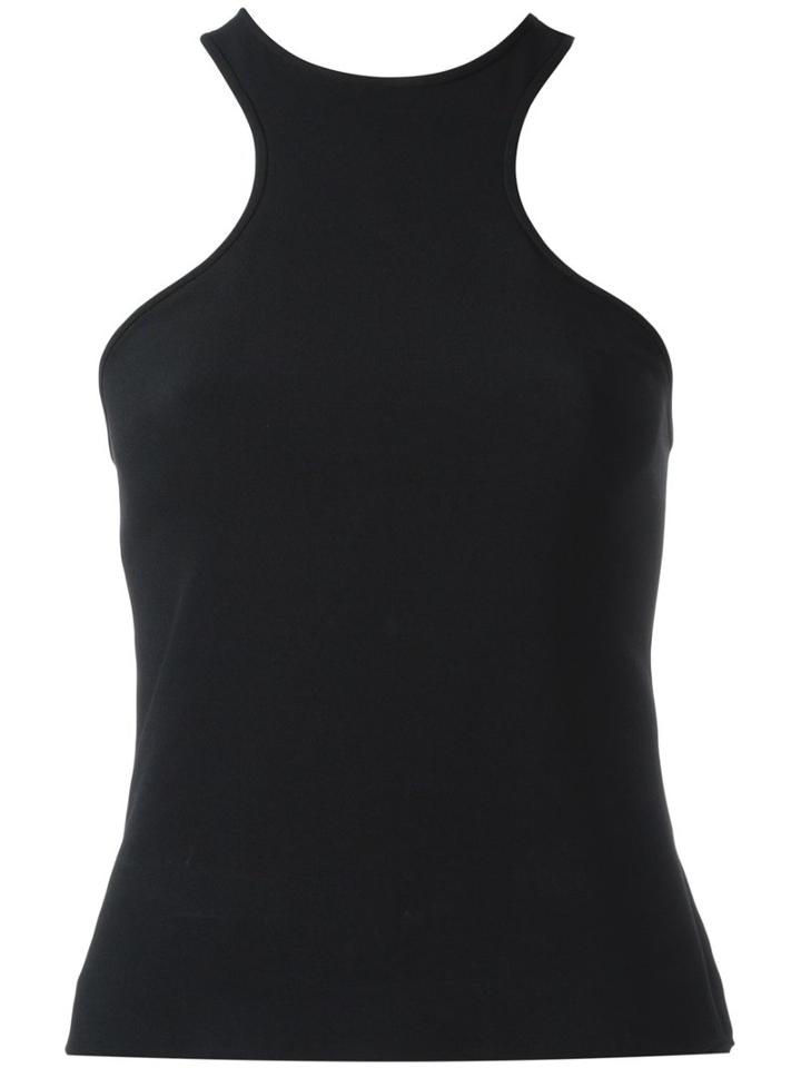 Dsquared2 Bondage Tank Top, Size: 40, Black, Elastodiene/acetate/viscose