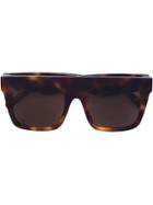 Vera Wang Square Frame Sunglasses - Brown