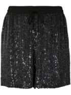 Ashish - Sequin Shorts - Women - Silk - S, Women's, Black, Silk
