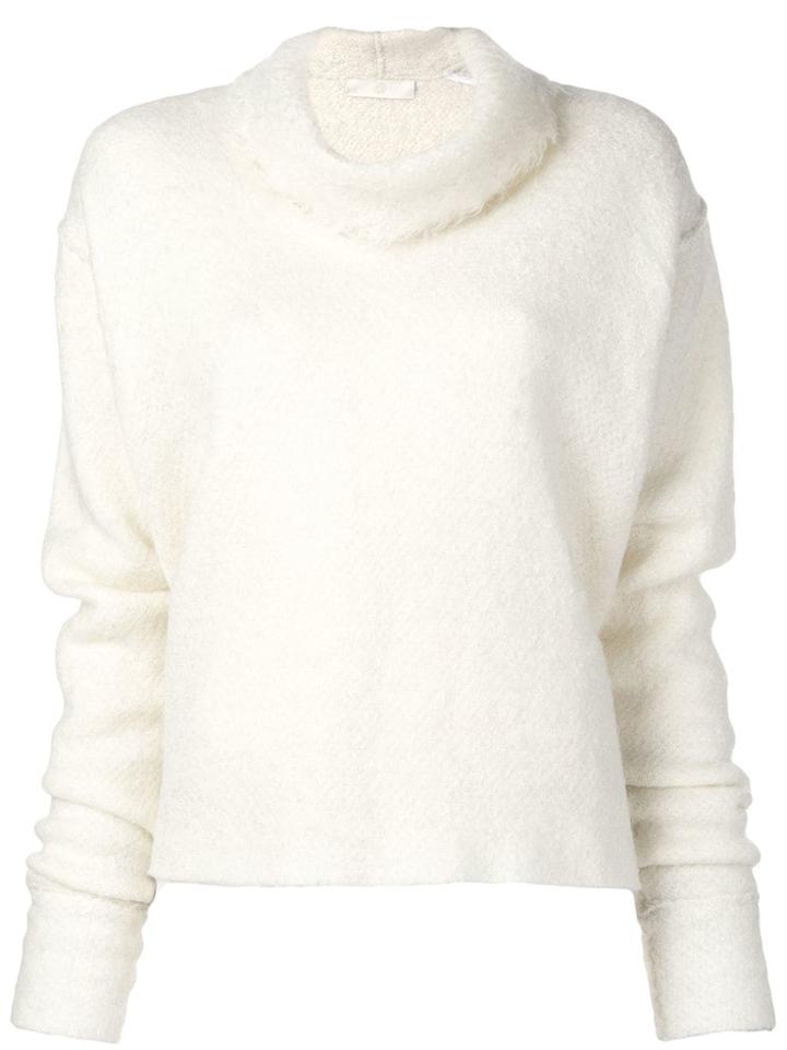 Marc Le Bihan Cowl Neck Jumper - White