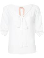 No21 Pussy Bow Blouse - White