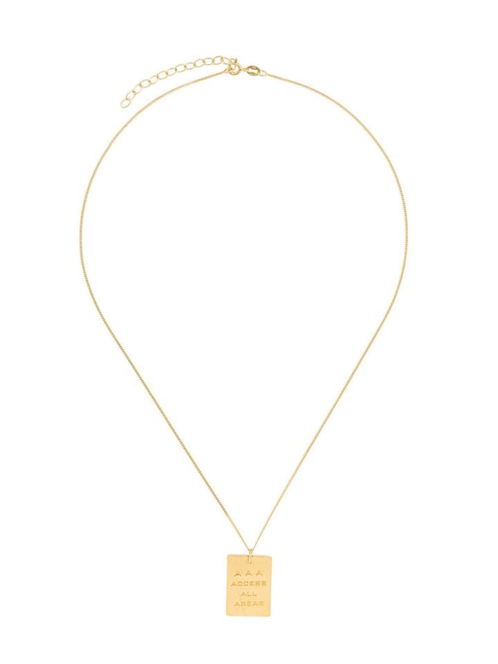 True Rocks Aaa Pass Pendant Necklace - Metallic