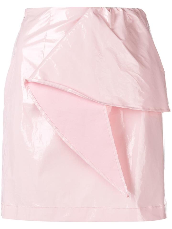 Brognano Ruffle Detail Mini Skirt - Pink