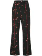 G.v.g.v. Jacquard Floral Trousers - Black