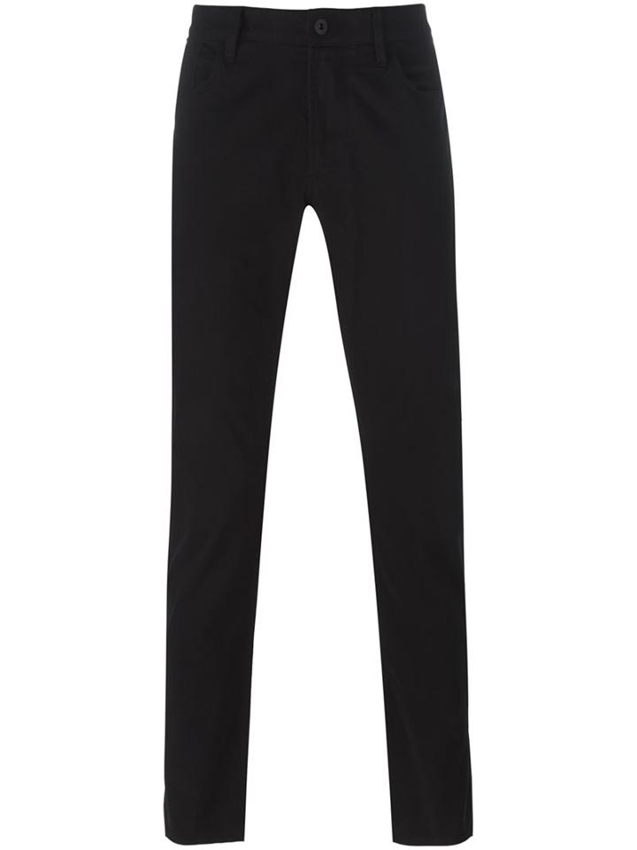 Armani Jeans Slim Fit Jeans, Men's, Size: 36/32, Black, Cotton/spandex/elastane