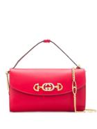 Gucci Horsebit Shoulder Bag - Red