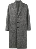 Neil Barrett Oversized Grey Wool Coat