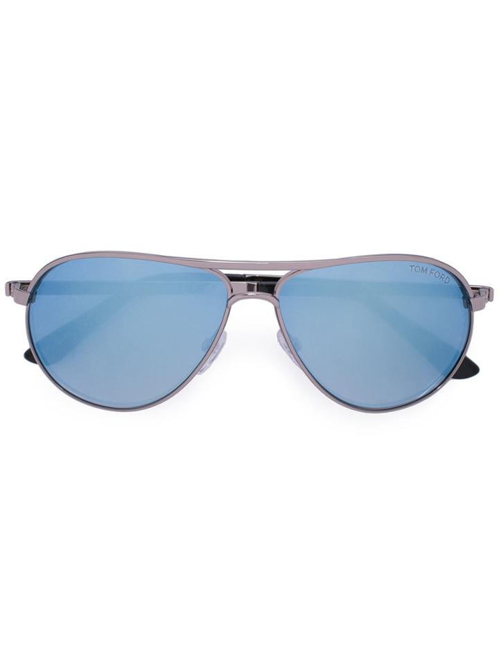 Tom Ford Eyewear Marko Pilot Sunglasses - Metallic