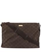 Gucci Pre-owned Gg Pattern Shoulder Bag - Black