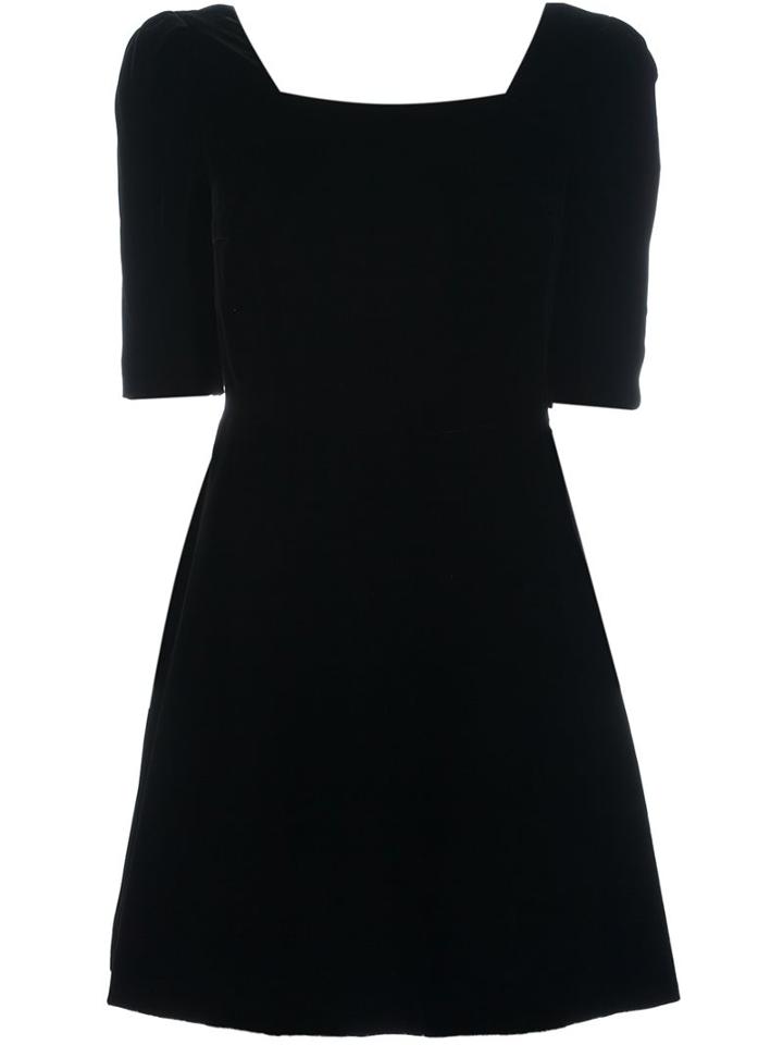Saint Laurent Velvet Mini Dress