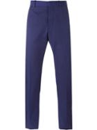 Marni Slim Chino Trousers, Men's, Size: 52, Blue, Cotton/polyamide/polyester
