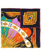 Hermès Vintage 'carpe Diem' Scaf, Women's, Blue