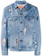 Levi's People Print Denim Jacket - Blue