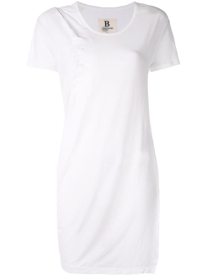 Yohji Yamamoto Twisted Drape T-shirt - White