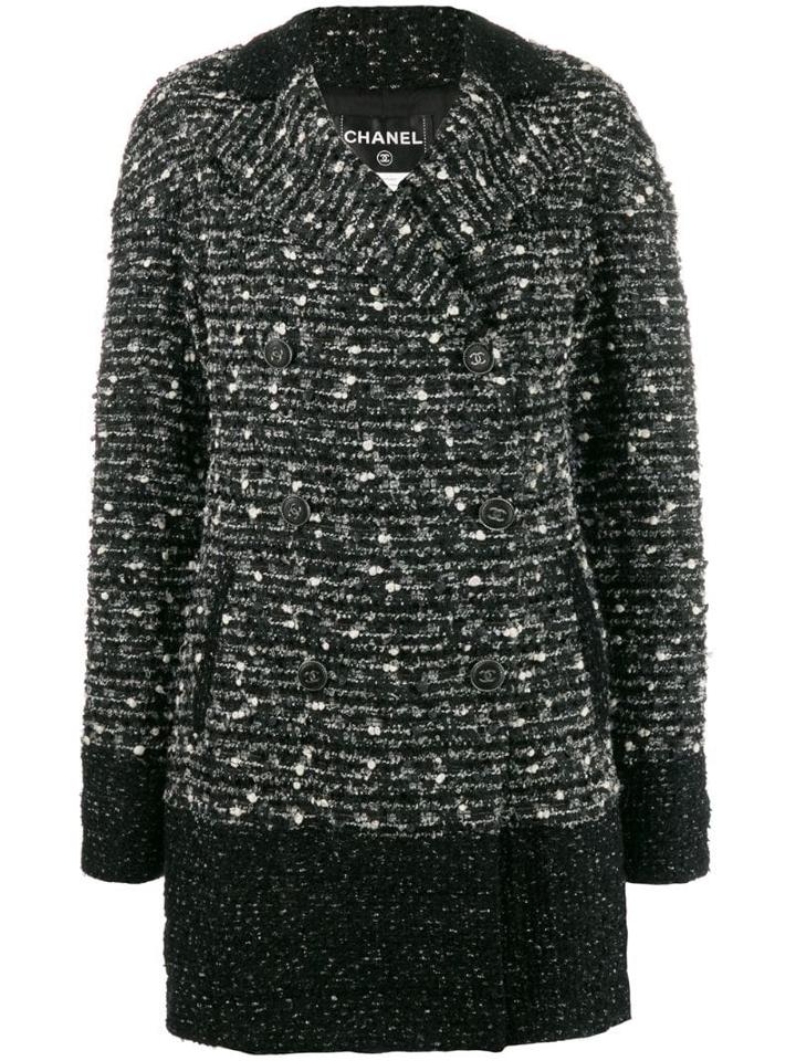 Chanel Pre-owned 2010's Contrast Trim Tweed Jacket - Black