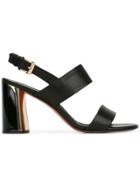 Baldinini Buckled Sling-back Sandals - Black