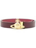 Vivienne Westwood Orb Buckle Belt - Red