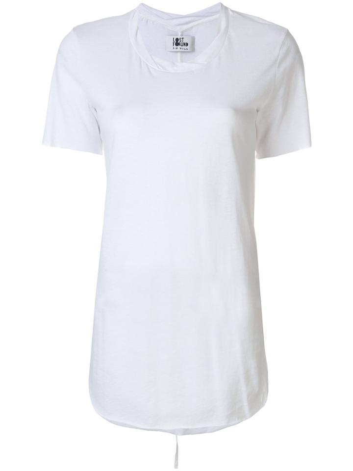 Lost & Found Ria Dunn Elastic T-shirt - White