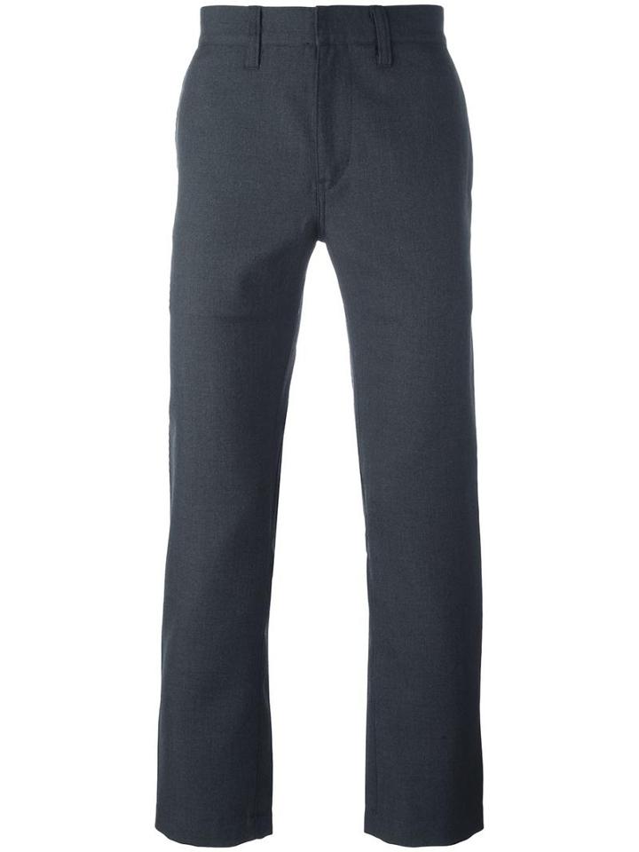 Junya Watanabe Comme Des Garçons Man Tapered Tailored Trousers, Men's, Size: Large, Grey, Polyester/wool