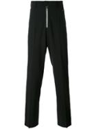 Lanvin - Loose Fit Tailored Trousers - Men - Wool/spandex/elastane/cotton/viscose - 48, Black, Wool/spandex/elastane/cotton/viscose
