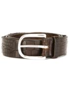 Orciani Buckle Belt, Men's, Size: 100, Leather