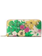 Jérôme Dreyfuss Floral Print Wallet - Green