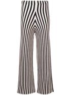 Circus Hotel Striped Cropped Trousers - Mix-1