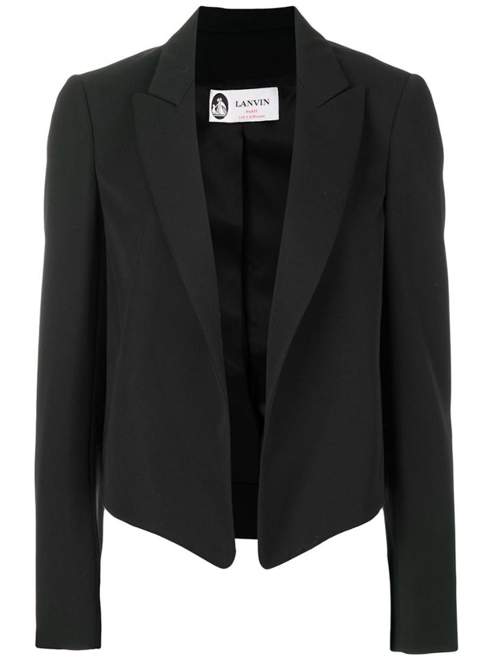 Lanvin Cropped Blazer - Black