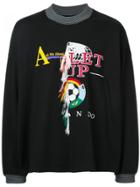 Doublet Embroidered Sweatshirt - Black