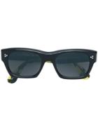 Oliver Peoples Rectangular Frame Sunglasses - Black