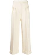 Holland & Holland Wide-leg Tailored Trousers - Neutrals