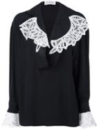Gianfranco Ferre Vintage Embellished Blouse, Women's, Size: 44, Black
