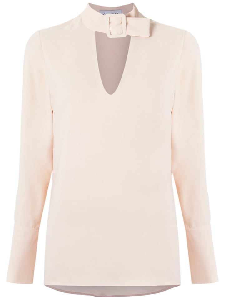 Olympiah - Long Sleeves Top - Women - Polyester - 42, Nude/neutrals, Polyester