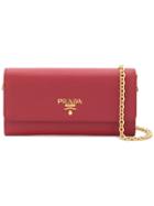 Prada Wallet On Chain Bag - Red